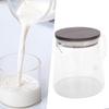 Coffee Pot with Lid HeatResistant Glass Heat Insulation Handle Kettle for Tea Milk Juice