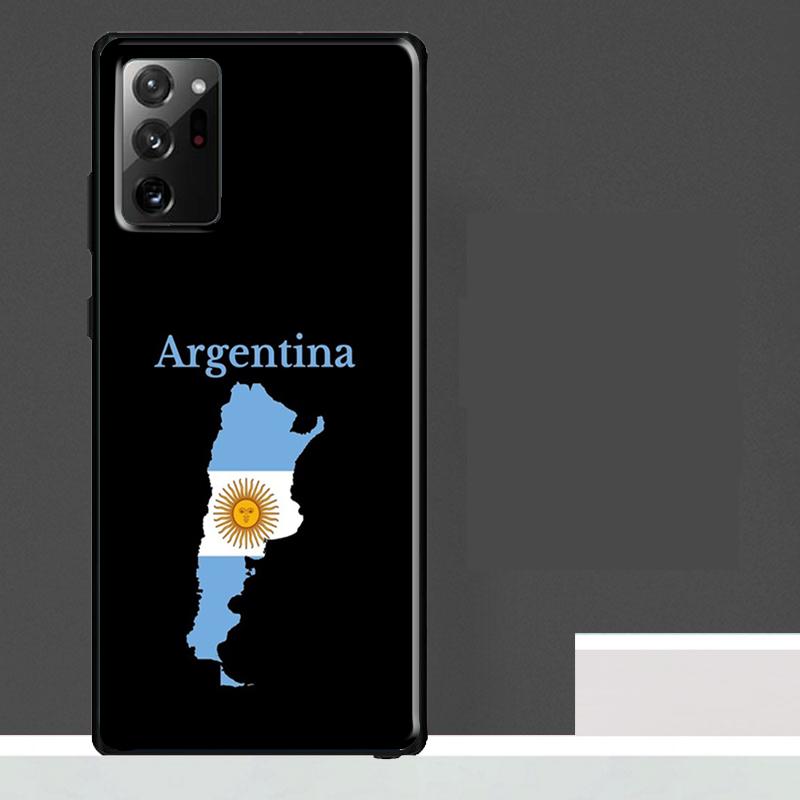 Argentinien Flagge Hülle Für Samsung Galaxy S24 Ultra S23 S22 S21 S25 Ultra S9 S10 S20 Plus S25 FE Handyhülle