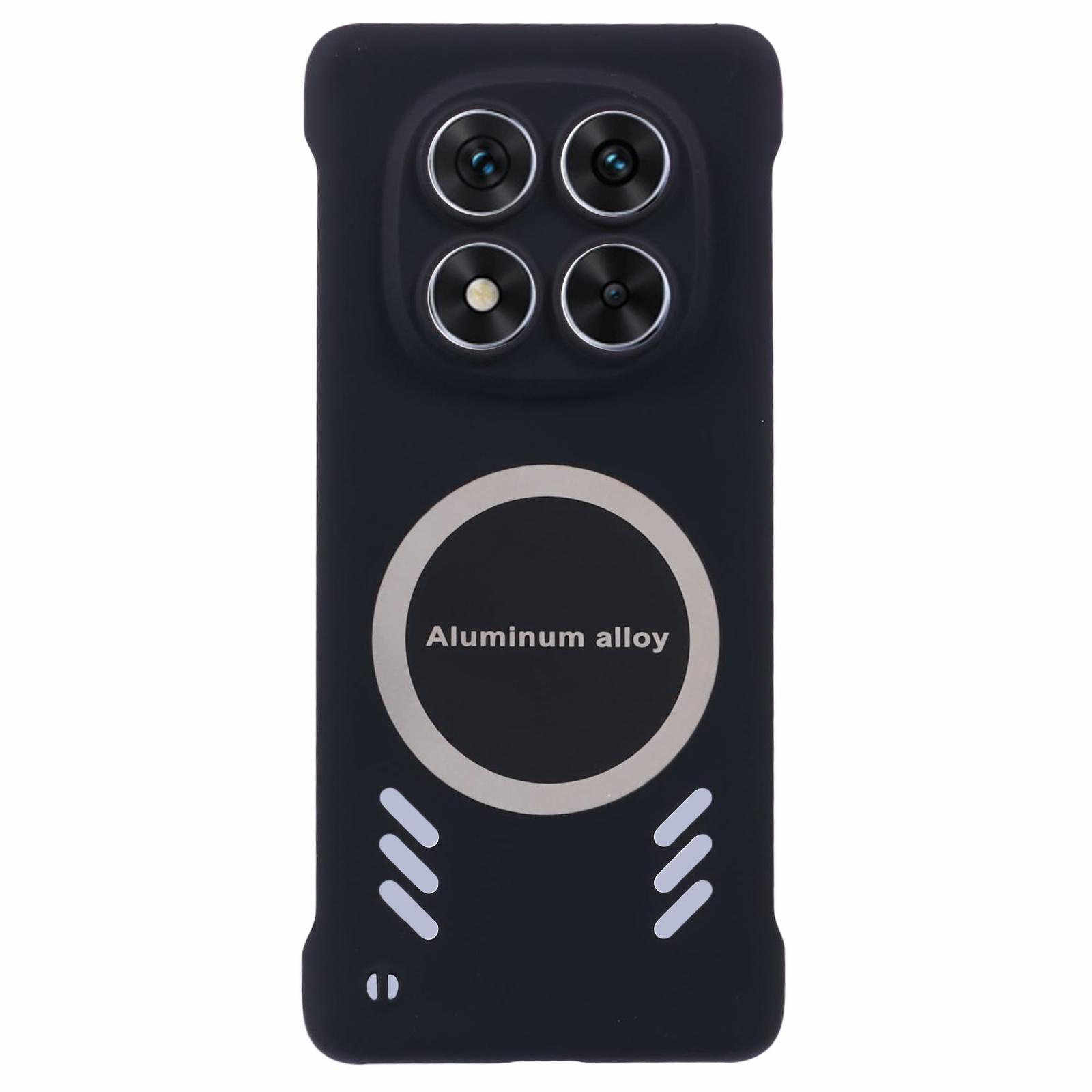 

For Xiaomi Redmi Note 14 Pro 5G/Poco X7 5G Case Hard PC Frameless Heat Dissipation Phone Cover Black