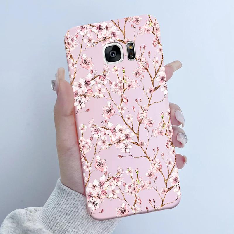 For Samsung Galaxy S7 S7Edge Case Soft TPU Silicone Cover Cute Astronaut Panda Phone Case For Samsung S7 S 7 Edge Coque Funda