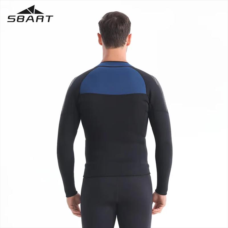SBART 1.5mm Two-Piece Long-Sleeve Wetsuit with Zipper Jacket