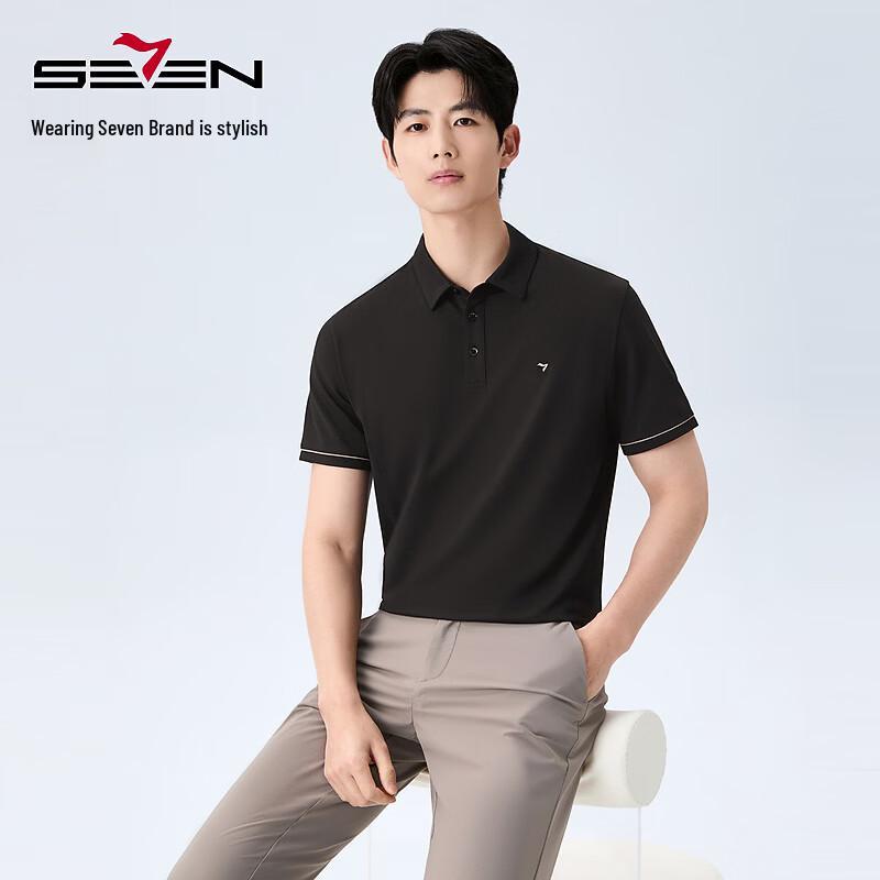 Seven Cooling & Anti-Mite Breathable Xinjiang Cotton Short-Sleeve Polo Shirt