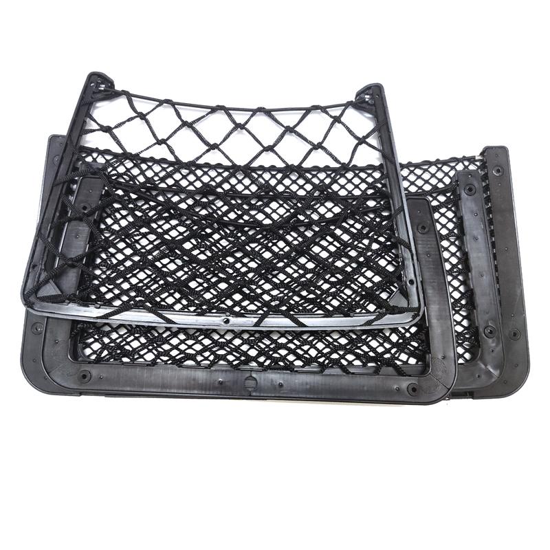 Black Multi Size Car Organizer Net Pocket Car Net Bag Phone Holder Rack Storage Mesh For Car Caravan Motorhome 42x21cm 36x18cm
