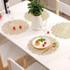 Placemat Elegant Tablemats Dandelion Flower Shape Placemats PVC Place Mats For Kitchen Dining Table Holiday Party