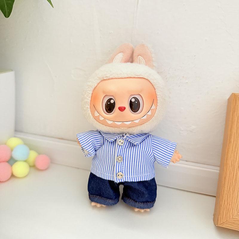 

[Clothes Only] First and Second-generation Clothes Pendant Labu Sitting Party Baby Clothes Heart Big-eared Rabbit Suit excluding doll