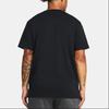 Under Armour Heavyweight Left Chest Logo Graphic Pullover Short Sleeve T-Shirt Men Tops Black 1382904-001