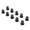 10PCS Motorcycle Windshield Rubber Nut M6 6mm Vibration Damper Panel Mounting For Most Windshields Part Accessories