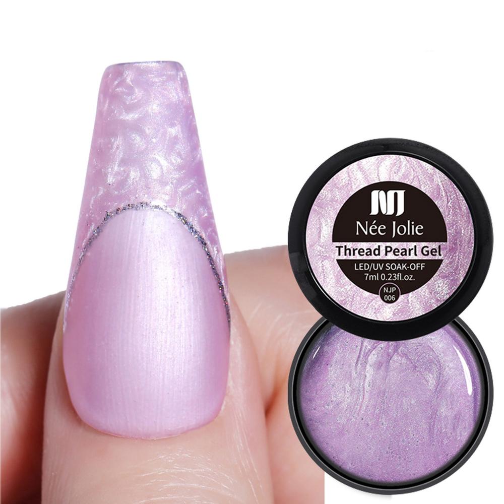 

Гель-лак для ногтей Shimmer Shell, долговечный УФ-гель для ногтей, аксессуары для дизайна ногтей «сделай сам»