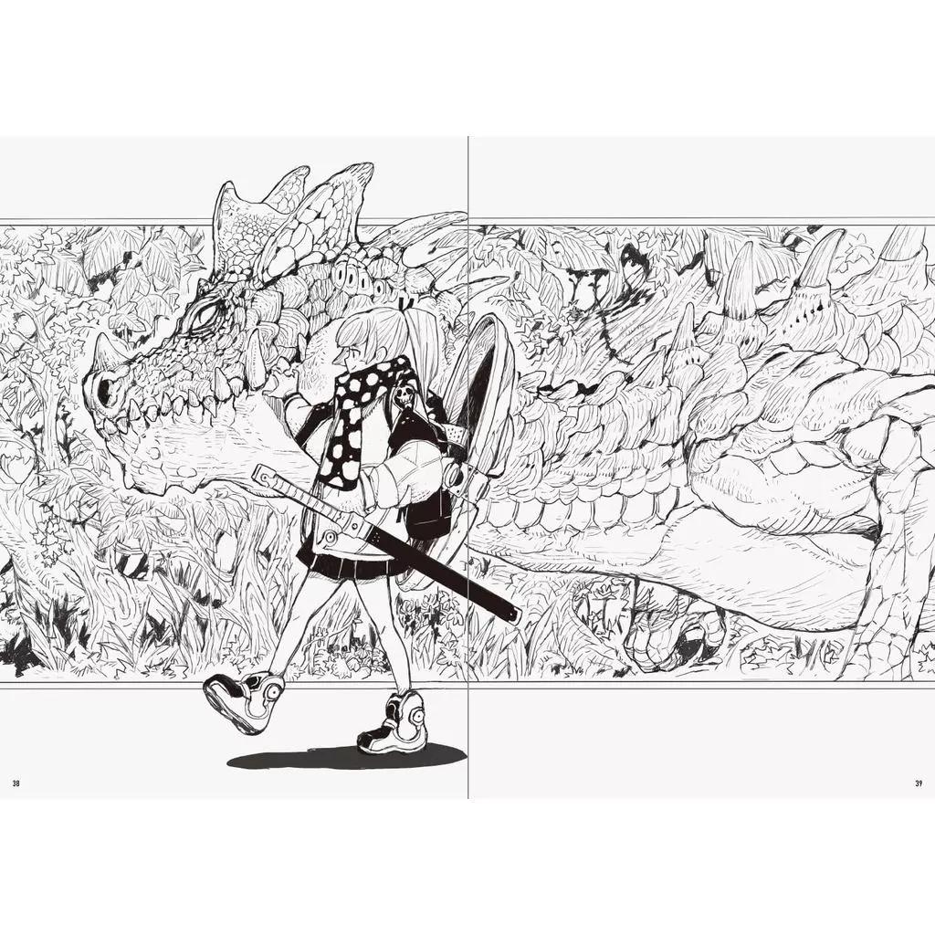 Brandneues Japan Kunstbuch „Acky Bright B/W“ – Erste kommerzielle Illustrationssammlung – Monochromatische Werke MANGA