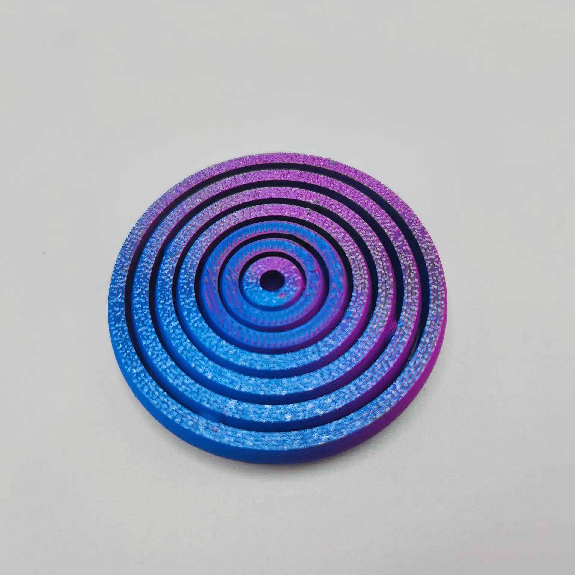

3D Printed Rotating Ball Toy O-Shaped Fingertip Gyroscope Gravity Rotation Anxiety Relief Decompression Cool Toy