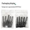 Rotary Steel File Set: 5-Piece Irregular Shape Grinding Heads for Soft Metals, Polishing, and Hole Enlargement