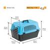 Farplast Atlas 10PB Carry Atlas Load Capacity Up To 5kg For Cats, Small Animals, Pets, Hospital Visits, Outings, Outings, Travel