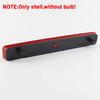 2Pcs Red Lens Rear Bumper Reflector Tail Brake Stop Signal Light Shell No Bulb For Volkswagen VW T5 Transporter OEM# 7E0945105