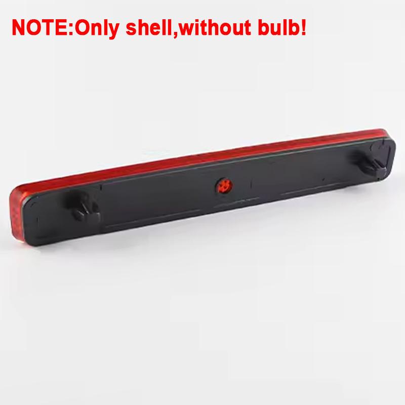 2Pcs Red Lens Rear Bumper Reflector Tail Brake Stop Signal Light Shell No Bulb For Volkswagen VW T5 Transporter OEM# 7E0945105
