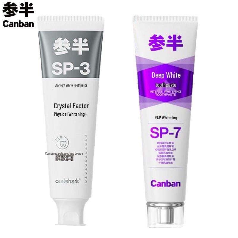 Canban Whitening Toothpaste Duo Pack