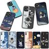 Art Astronaut Moon Sky Phone Cover Case for Apple iPhone 16 15 14 Plus 13 12 Mini 17 Pro Max + ProMax 16E Air 16+ Casing