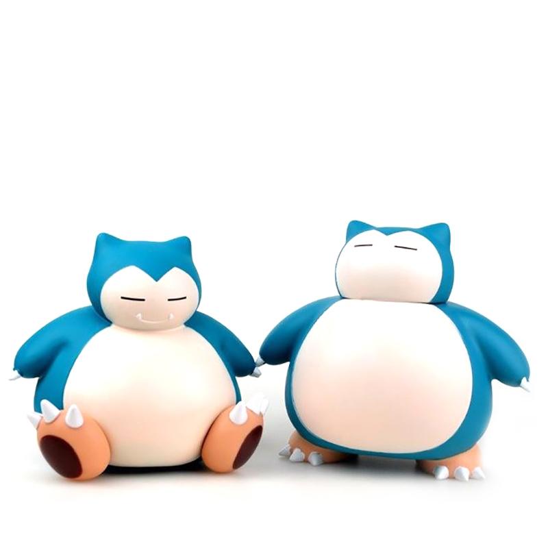 Pokemon Snorlax Spardose 2 Posen Figur stehend sitzend Sparschwein Spartopf