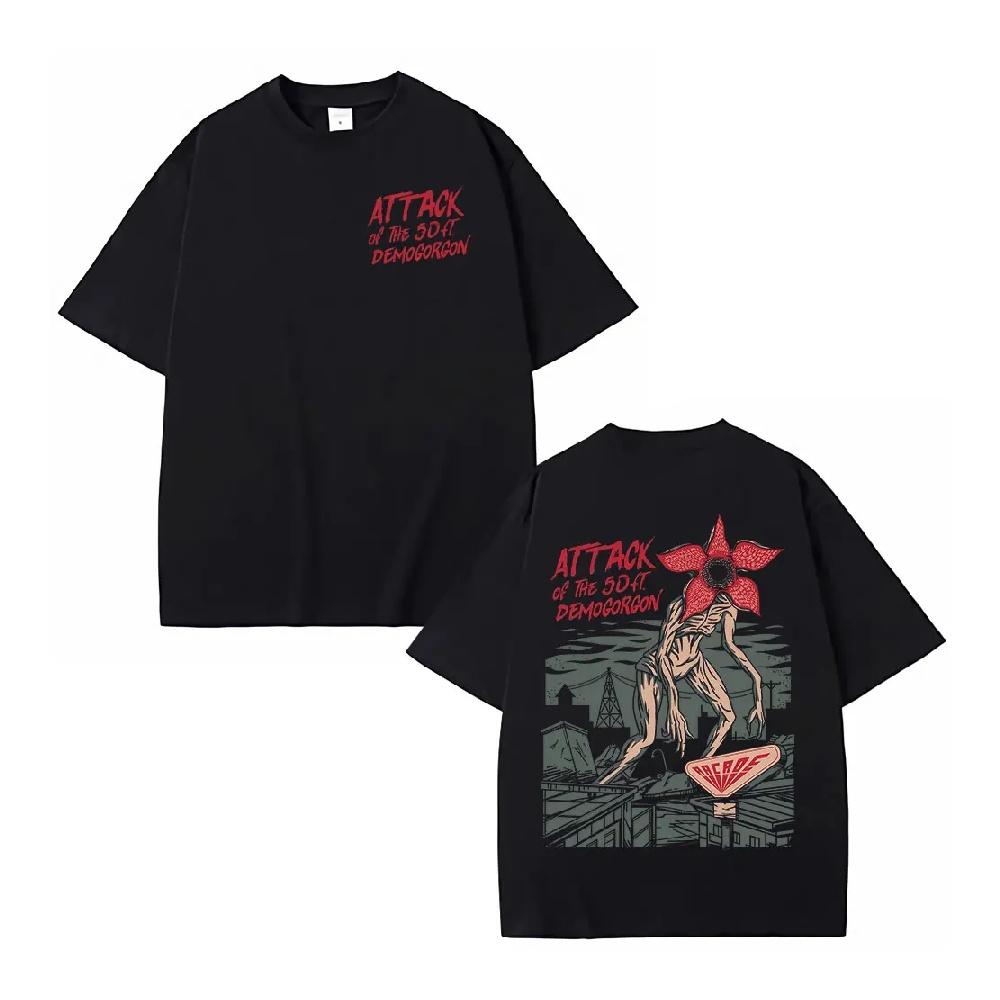

Eddie Munson The Demogorgon T-shirt Cannibal Flower Graphic T Shirts Men Women Summer Fashion Harajuku Short Sleeves T-shirts S чёрный