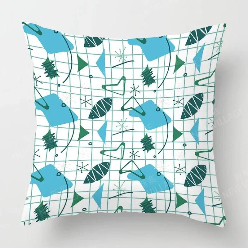 Nordic Fall Home Decor Autumn Throw Pillow Case Sofa Cushion Cover Modern X X Geometry