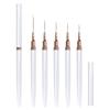 5Pcs Nail Art Liner Brush Set Uv Gel Nail Brushes Kits French Stripe Line Painting Drawing Flower Pen Professional Manicure Tool