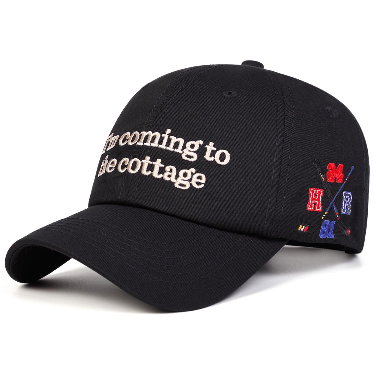 

Unisex I M Coming To The Cottage Embroidery Baseball Caps Spring Autumn Outdoor Adjustable Casual Hats Sunscreen Hat Sports Cap