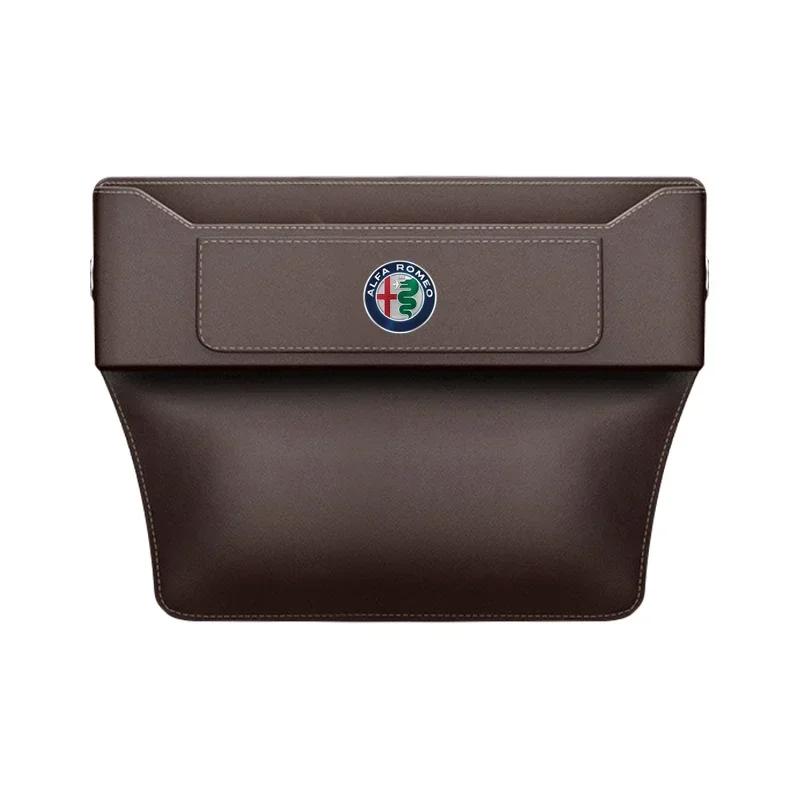 Auto Sitzlücken Organizer Sitzspalt Schlitztasche Für Alfa Romeo giulia stelvio giulietta 159 147 156 166 Auto Zubehör