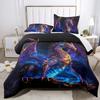 3pcs, Soft And Comfortable Dragon Comforter Set, Ancient Wild Animal Dragon Pattern Bedding Set, Dragon Bedding Set, 3D  Cartoon