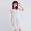 Summer Casual Bodycon Sleeveless Dresses Solid Color Round Necked Dress for Female High Waist Dress Basics Clothing for Women Commuter Fashion Dresses