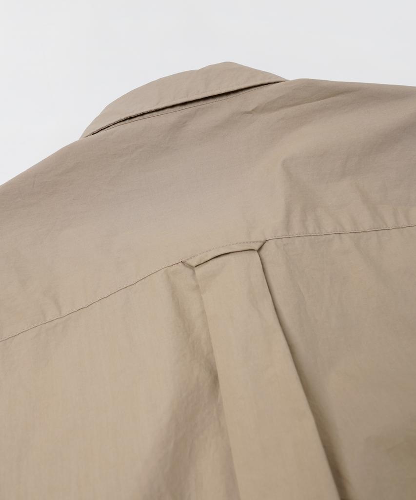 FRIZMWORKS Paper Cotton Relaxed Shirt _ Beige