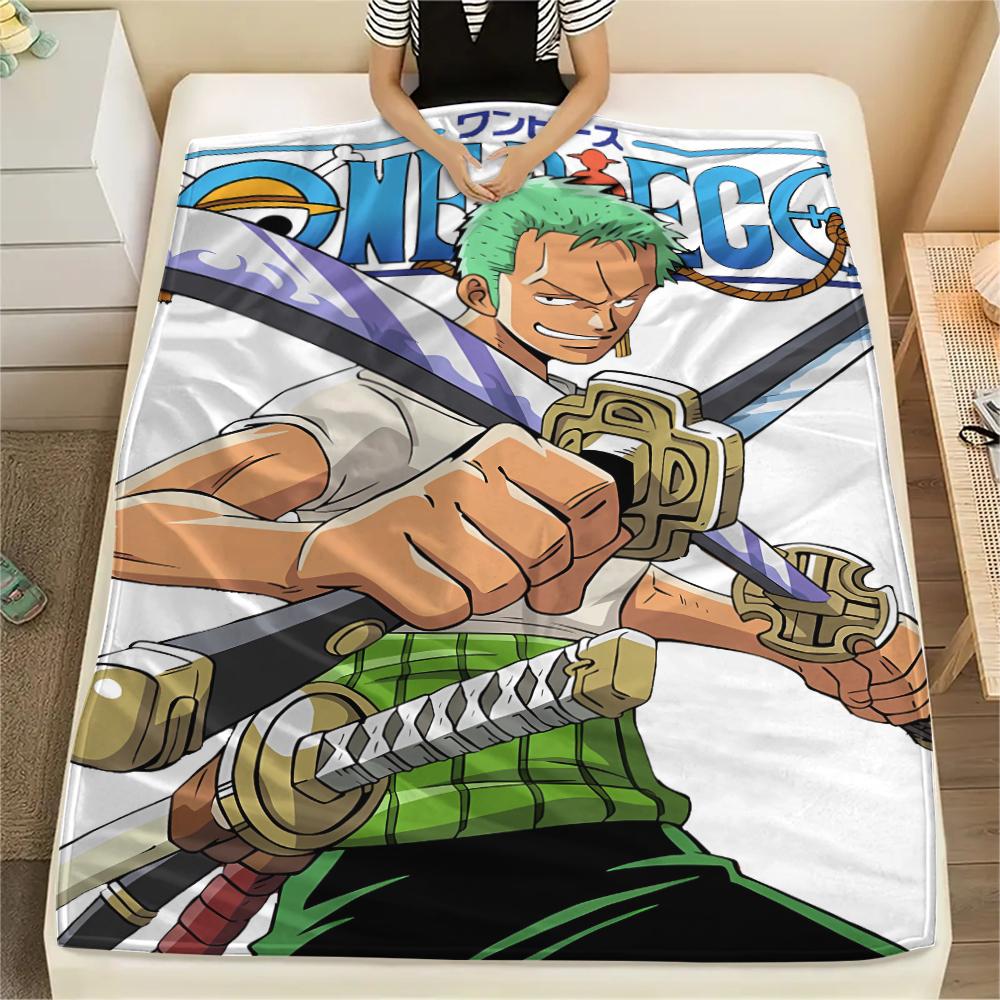 One Piece character Print Flannel Blanket,High quality Comfortable for All Seasons,Home Decor,Warmth and Comfort,Perfect for Christmas Gifts