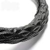 Azur Crossroad Steering Wheel Carbon Leather Size M Cover, Black, (Outer Diameter Approx. 38-39cm), XS61A24A-M-017