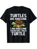Top Pick Local Awesome Turtles Graphic Tee for Men  Women