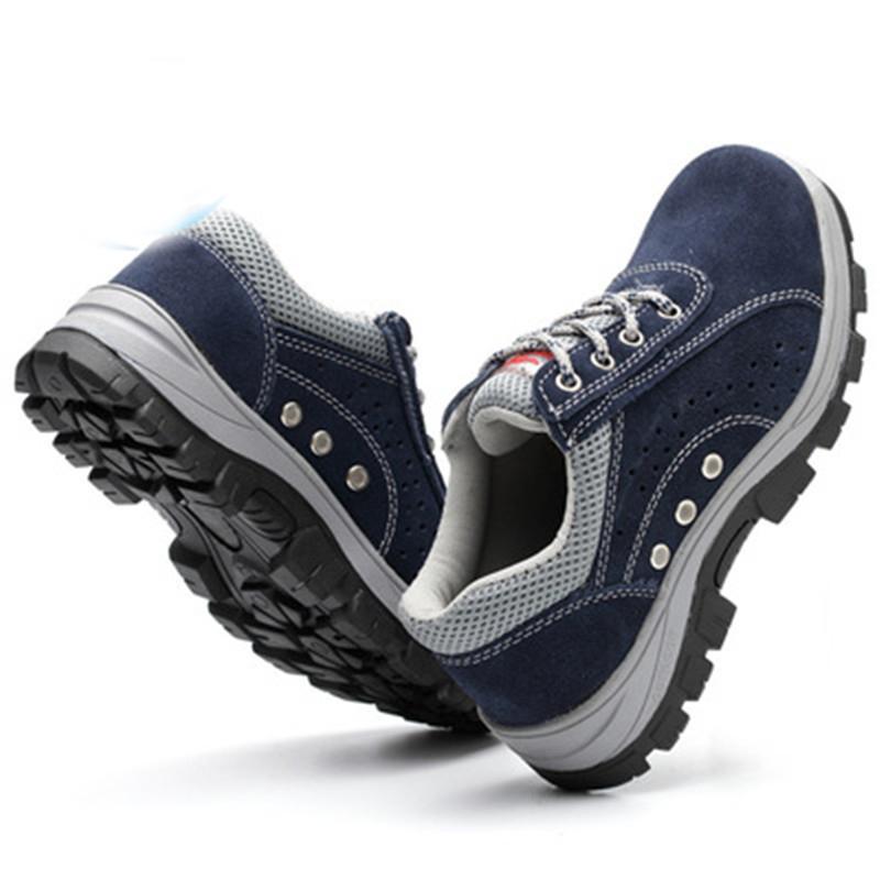 Breathable safety steel toe cap shoes anti-smashing anti-piercing work shoes  werksneakers zapatos de seguridad hombre H820