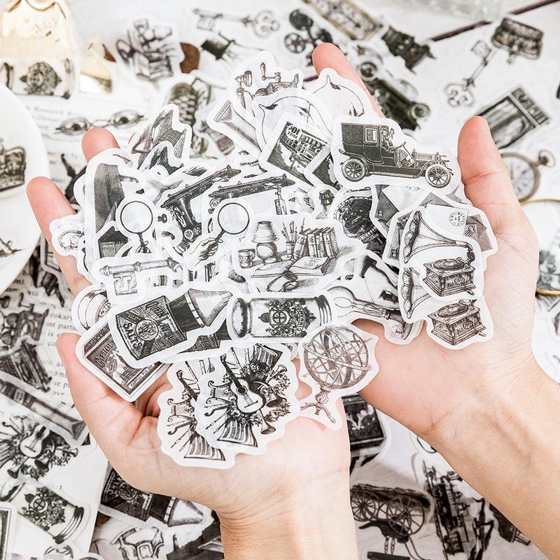 100pcs/1 lot Paper-packaged vintage series vintage DIY decoration base