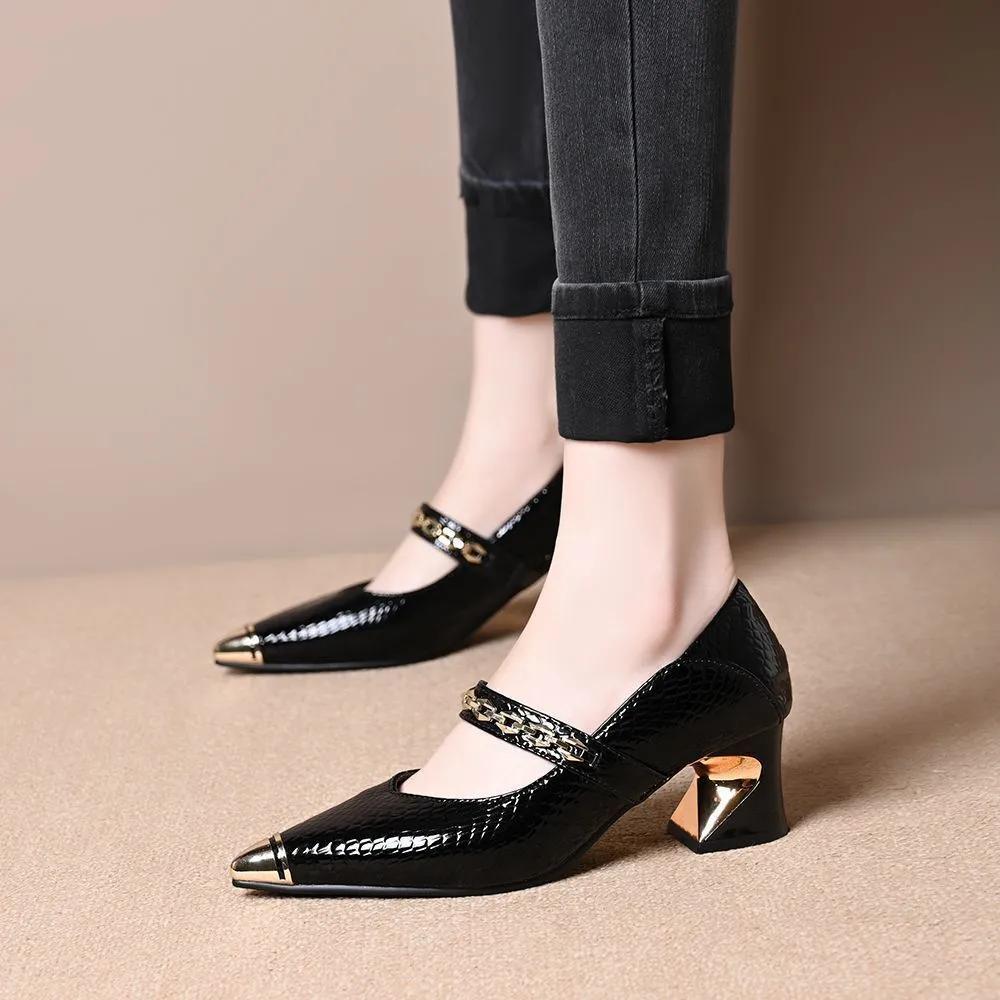 

sapatos femininas women fashion sweet black comfort spring square heel shoes lady cool elegant wine red shoes ab694 35