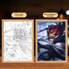 23cm/9.06in Honor Of Kings Light Painting 3D Game Peripherals Led Night Light Bedroom Table Decorate Collectible Party Supplies
