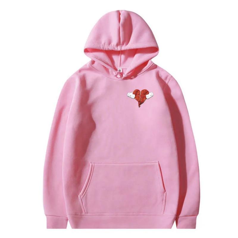 

Толстовки с разбитым сердцем Kanye West, хип-хоп, винтажные женские, высокого качества, свитшот с длинным рукавом, повседневная, винтажная толстовка с капюшоном, уличная одежда, толстовки и свитшоты для женщин S