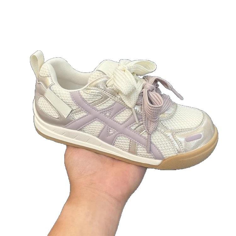 thick-soled German training shoes women's new popular shoes in 2025 women's shoes spring and summer net shoes women's breathable mesh board shoes