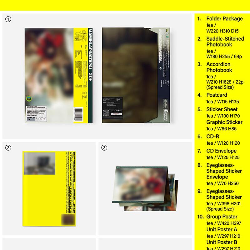 [PRE ORDER] ILLIT – MAMIHLAPINATAPAI GRWM Ver. IT’S ME Ver. FREE RIDER Ver.