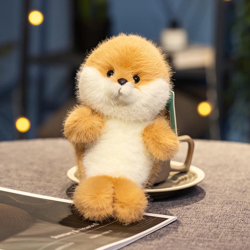 Cute Puff Series Penguin Seal Capybara Plush Toy Wedding Throwing Doll Aquarium Ceremony