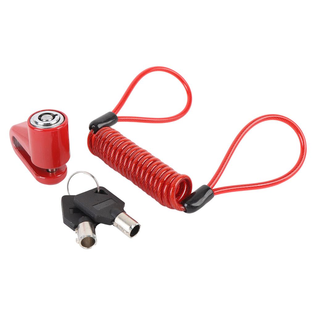 Scheibenbremsen-Radschloss-Set Aluminiumlegierung Diebstahlsicherung Sicherheits-Rad-Scheibenbremsenschloss für M365 Pro