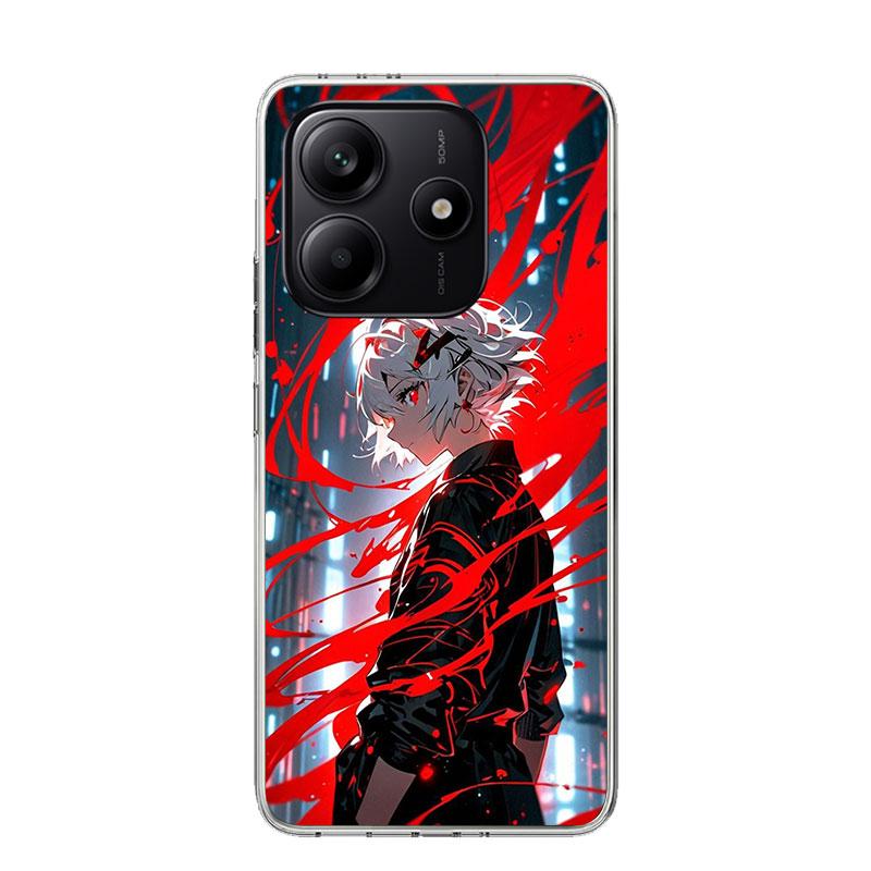 G-Ghoul Tokyo Touka Kirishima Phone Case For Xiaomi Redmi Note 15 14 13 12S 12 Pro Plus 11S 11E 11 11T 10S 10 Art Soft Pattern C