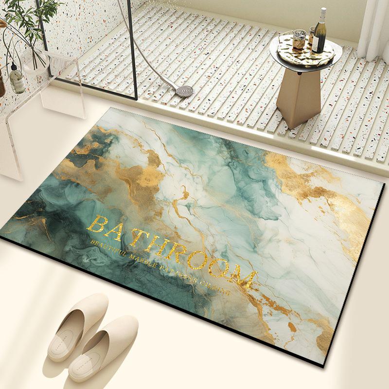 Diatom Mud Bath Absorbent Mat Household Simple Toilet Toilet Door Cushion Absorbent Non-slip Quick Drying Mat