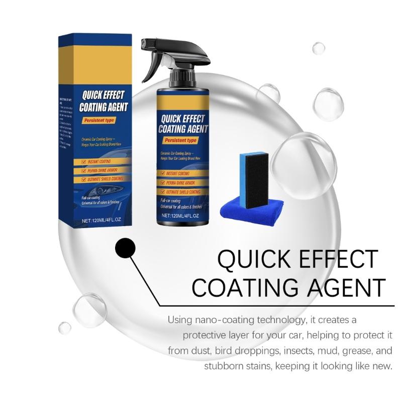 120ml Car Ceramic Coating Maintenance Hydrophobic Layer Cleaning Detailing Automotive Polish Agent