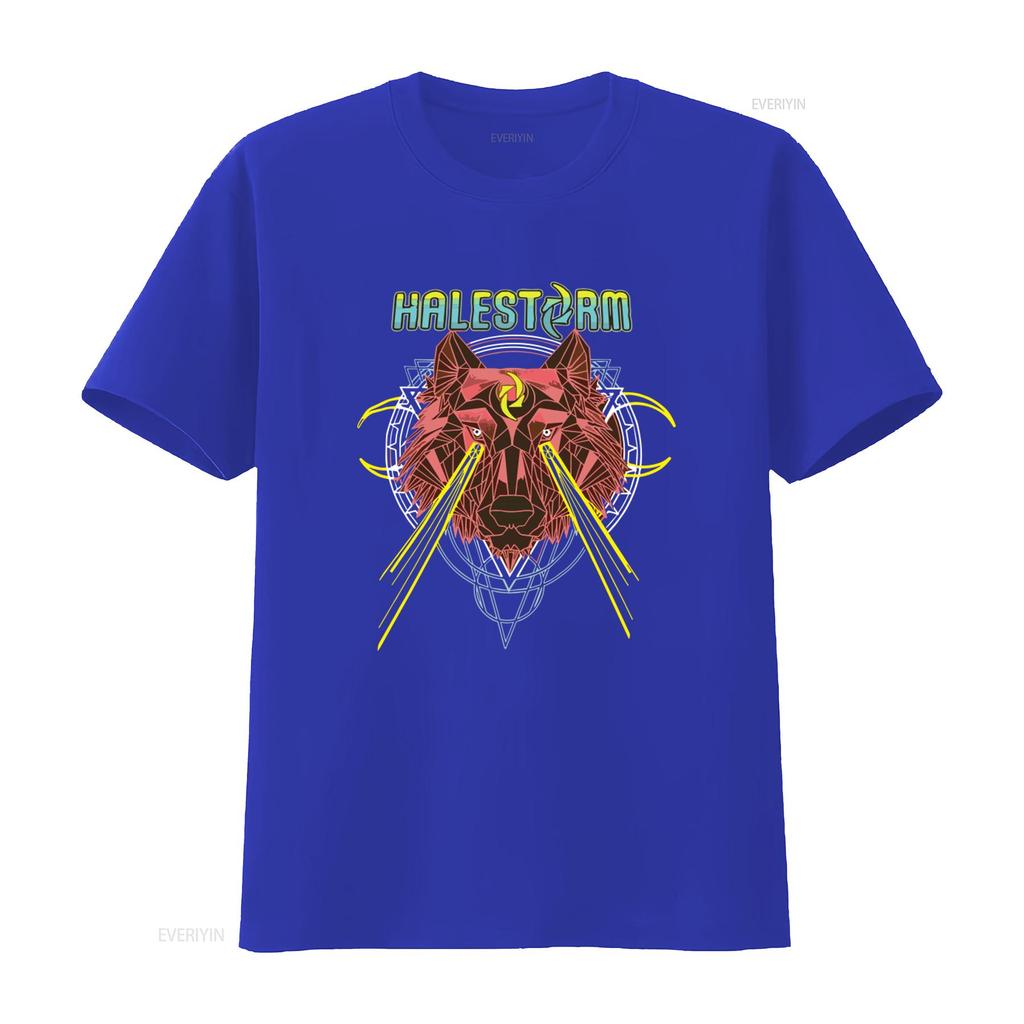 Halestorm Tour 2019 Rock Band Baumwolle Schwarzes T-Shirt Alle Größen Verfügbar Vintage Weich Lässig Stilvoll Grafik Atmungsaktiv
