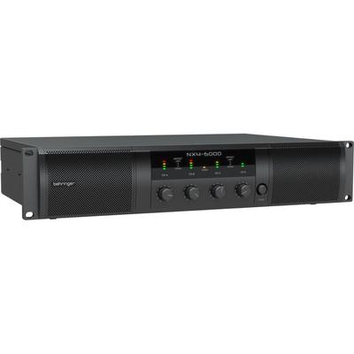 Behringer Effektforstærker Op til 4 x 1600W Klasse D Design SmartSense Højttalerimpedanskorrektion med Delefilter NX4-6000