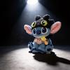 Stitch And Toothless Plush Toy With Knit Craft For Gift Giving
