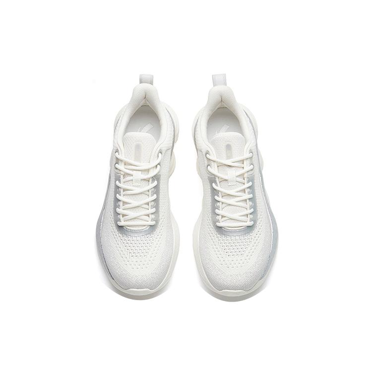 Anta Comprehensive Training Collection Cushioning Breathable Lightweight Low Top Running Shoes Men's White Silver 912217704-1