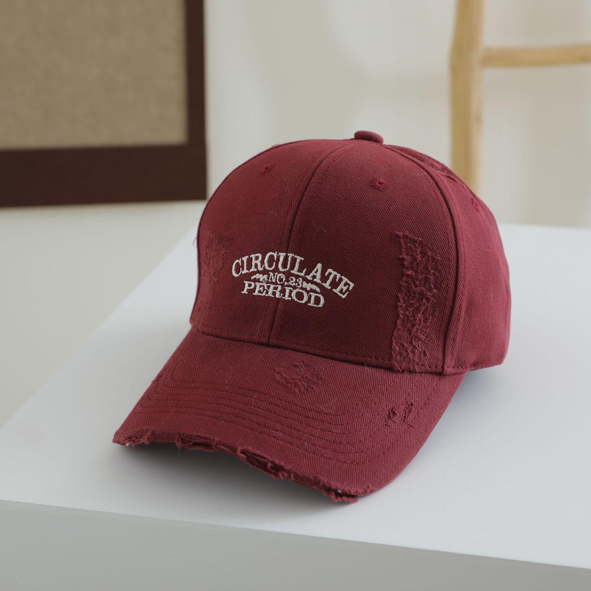 

Бейсболка с американским алфавитом, женская, повседневная, универсальная, с мягким верхом, весна и осень, новая, для пар, для путешествий, солнцезащитный козырек от солнца M（56-58cm） бордовый