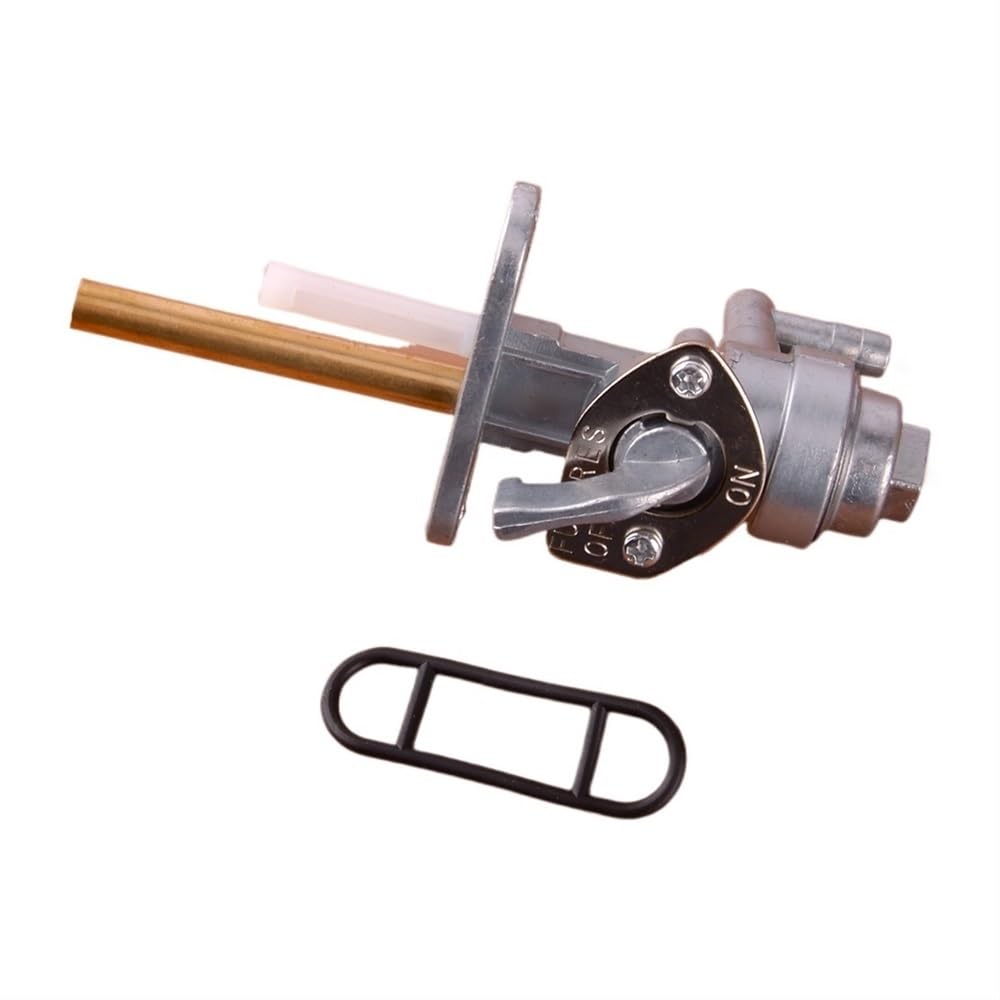 Comutator Rezervor Combustibil Motocicletă Comutator Rezervor Combustibil Benzină Robinet Petcock Kit Argintiu Pentru